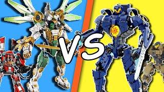 LEGO NINJAGO vs LEGO PACIFIC RIM - 8 Epic Mechs Building Compilation!