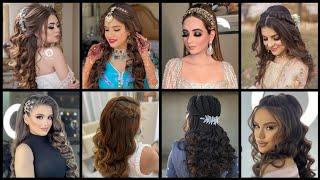 OPEN HAIRSTYLES ||  WEDDING HAIRSTYLES || EASY & QUICK HAIRSTYLE TUTORIAL