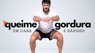 28 Min de CARDIO EM CASA para queimar 740 calorias ( Queima gordura até depois do treino )