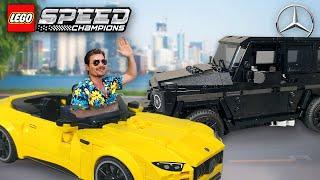 Building the New LEGO Speed Champions Mercedes-AMG G Wagon & SL 63 Set