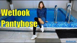 Wetlook Girl in Skirt | Wetlook Pantyhose | Wetlook stockings