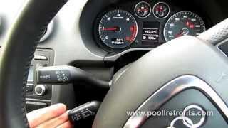 Audi A3 8P 2005 - 2013 OEM cruise control retrofit