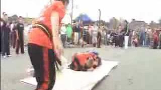 Dragon Kim's Karate USA Flying Sidekicks Part 1