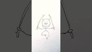 Stickman Anime characters SpeedDrawing  #howtodraw #anime #shorts #naruto  #drawing #stickman