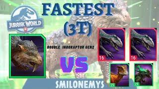 FASTEST (3 TURNS) DEFEATED SMILONEMYS (NO HEAL)  (JWA)