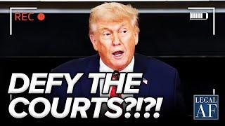 Trump Admin WALKS into CONTEMPT with LATEST MOVE