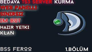 TeamSpeak 3 Kurma 124 Kişilik Panelli Bedava Hazır Sınırsız 2020 Güncel `1.BÖLÜM