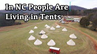 Living in Tents is Not an Easy Life, but a Reality for Many WNC Folks is Now Hope Village Is Home