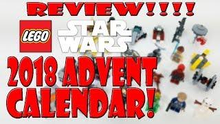 75213 LEGO Star Wars 2018 Advent Calendar COMPLETE Day 1-24 Review! (2018 Set)