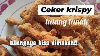 RESEP CEKER KRISPY TULANG LUNAK‼️MASAK SIMPLE DAN CEPAT #cekerayam #cekertulanglunak