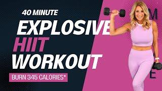 40 Minute Explosive HIIT Workout with Weights | Tough Session!