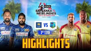 1st T20I | Highlights | West Indies Tour Of Sri Lanka | 13th October 2024