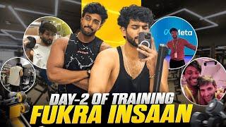 Day 2 of TRAINING @FukraInsaan in DELHI !!  | Workout Vlog