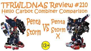 Transforming "Eastern Exotica" Review #210 Hello Carbot Combiner Comparison Penta Storm X