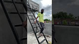Sliding Stairs Fabrication |#welding #weldewe #fabrication #art #ideas #construction #india