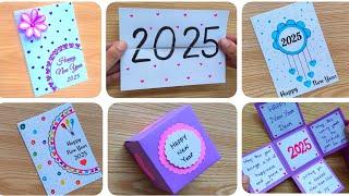 5 Amazing DIY New Year Card Ideas | Happy New Year Crafts | New Year Cards 2024