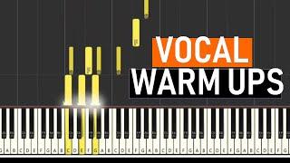  VOCAL WARM UPS #2 -- Vocal Exercises -- MAJOR SCALES - By Soulphonic 