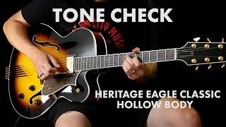 TONE CHECK: Heritage Standard Eagle Classic Hollow Body Demo | Cream City Music