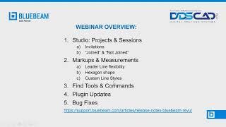 DDSCAD Bluebeam Revu 20 Launch Webinar