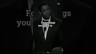 Four Things You Have To Stop Doing Immediately / Denzel Washington #motivation #lifelessons #quotes