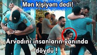 Arvadını insanların yanında döydü!  #sosial #turk