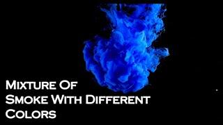 Mixture Of Smoke With Different Colors Backgrounds | Смесь дыма разных цветов Фон для видео