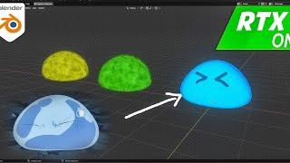 How to create Anime slime material in blender | Blender Tutorial