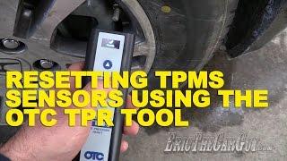 Resetting TPMS Sensors Using the OTC TPR Tool -EricTheCarGuy