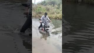 Water crossing  #yamaha #mt15 #mt #watercrossing #adventure