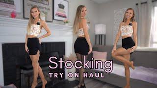 Stocking Try On Hall | Full Length Tights | Nylon Stockings