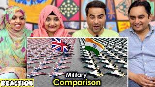 Indian Military Power Vs UK Military Power Full Comparison! | India Vs UK Military Power | Reaction!