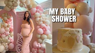 My baby shower vlog & a haul of all my beautiful gifts!