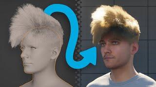 I Can Use ANY Blender Hair In Unreal Engine 5