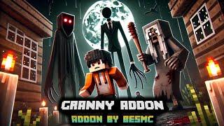 Minecraft Pe Horror Mod - Granny Addon | More Horror Creatures in Your World