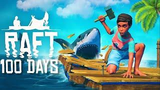 I Survived 100 Days In RAFT!