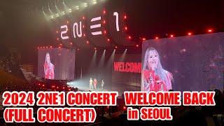 2NE1 [FULL CONCERT] 2024 2NE1 CONCERT [WELCOME BACK] IN SEOUL DAY1 041024 BlackJack Fancam