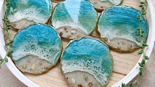 Complete Resin Beach Coaster Tutorial: Resin Art for Beginners