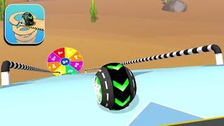 Rolling Ball Sky Escape Gameplay Speedrun All Level 558-559