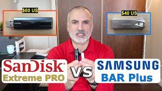 Samsung Bar Plus vs SanDisk Extreme Pro USB Flash drives //Benchmark & Review