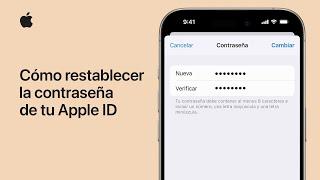 Cómo restablecer la contraseña de tu Apple ID en el iPhone | Soporte técnico de Apple