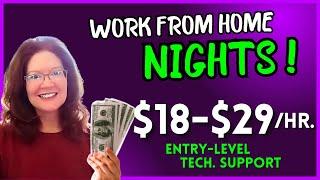 2 Remote NIGHT SHIFT Jobs (& a Day Job): Entry Level Tech. Support  | USA