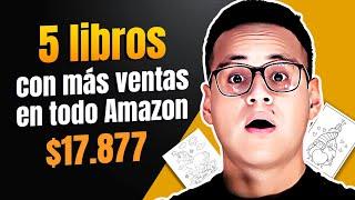 LIBROS DE BAJO CONTENIDO AMAZON KDP: Ejemplos de libros rentables (TOP 5)