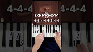 DOORS Chase Piano Tutorial #shorts