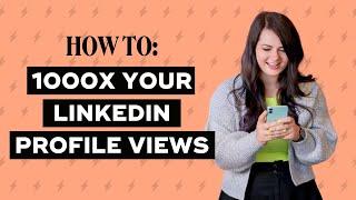 How to get more LinkedIn profile views | LinkedIn profile optimisation tricks 🪄