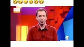 Tiago Leifert imitando o Daniel