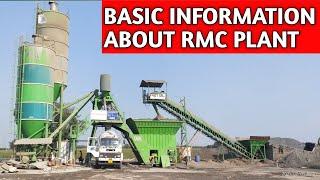 Basic Introduction of Ready Mix Concrete Plant | RMC PLANT | Concrete Batching Plant