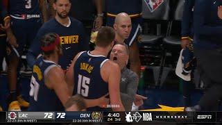 Mike Malone totally saved Nikola Jokic from being ejected 