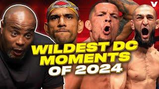 Daniel Cormier's WILDEST MOMENTS OF 2024: Nate Diaz calls DC a b***h, DC wrestling Shavkat & Chimaev