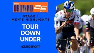 BACK WITH A BANG  | Stage 1 | Santos Tour Down Under | Men's Highlights