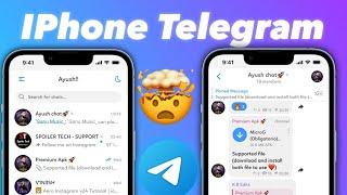 iOS Telegram For Android ️ | iPhone TELEGRAM Features on android 2024 | iOS Bold Font + Emojis